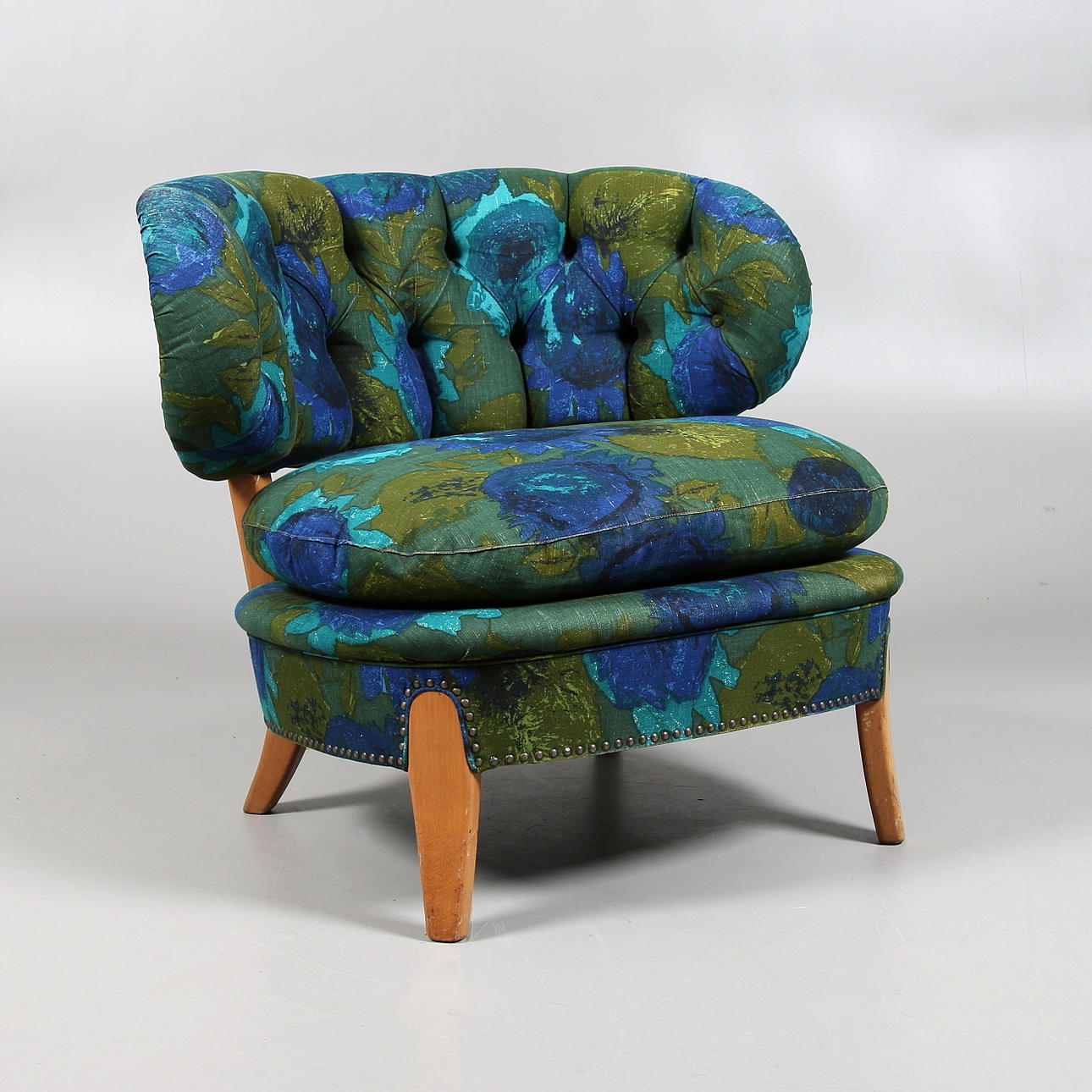 FÅTÖLJ, Otto Schulz för JIO Möbler Jönköping. 1940/50-tal.