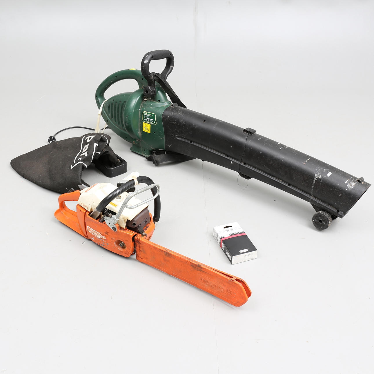 MOTORSÅG, Husqvarna samt LÖVBLÅS.