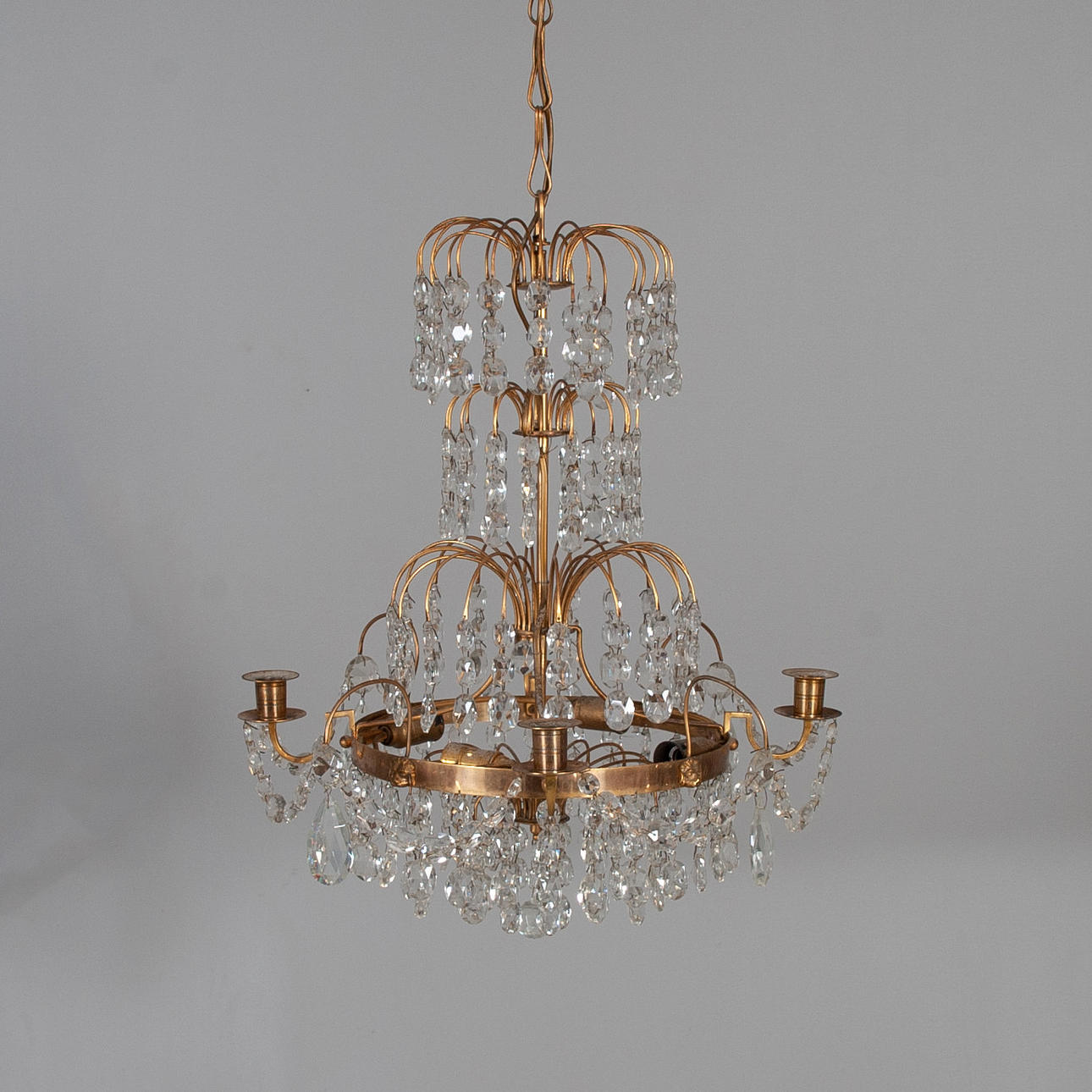 KRISTALLKRONA. 40-tal.