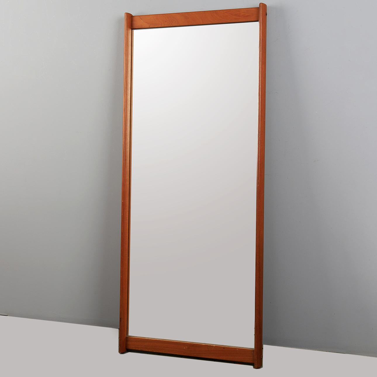 AKSEL KJERSGAARD. Mirror, teak, marked.