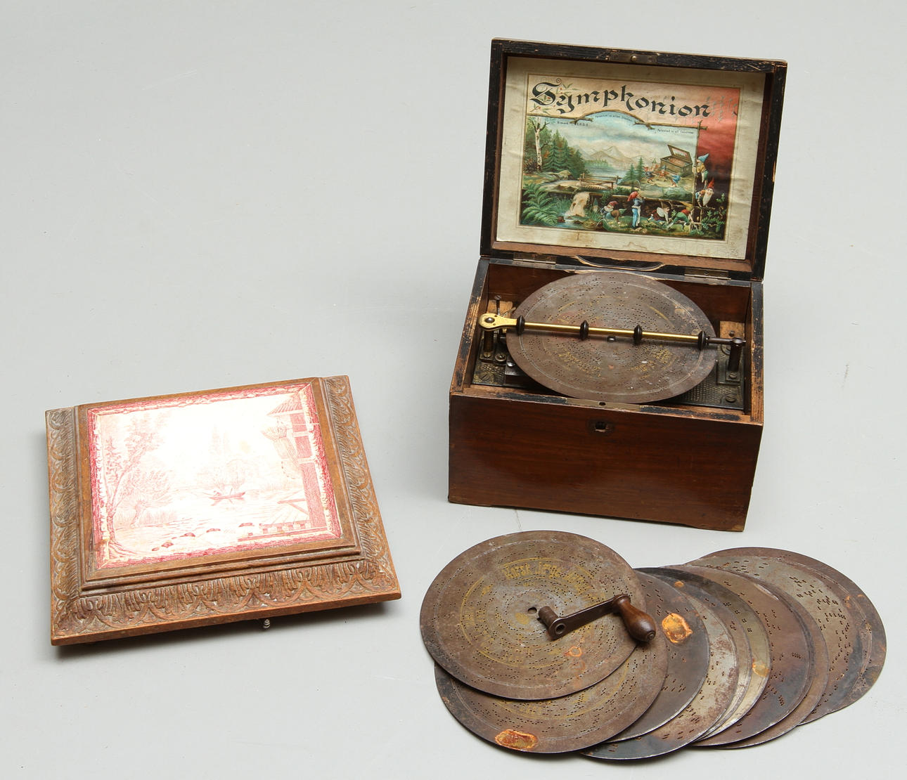 SPELDOSOR 2 st, bland annat Symphonion Breveté.