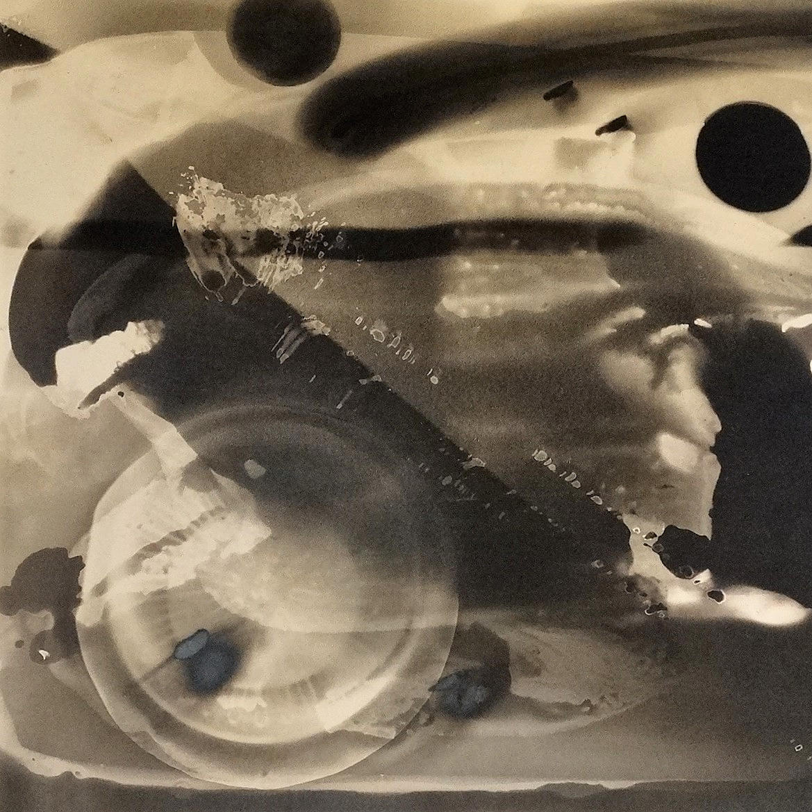 HANS WAGNER. Mischtechnik auf Papier, signiert, 1973.