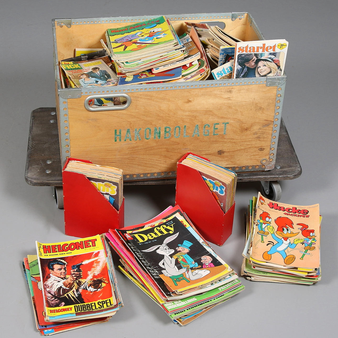 PARTI TIDNINGAR/SERIETIDNINGAR, 1950/80-tal.