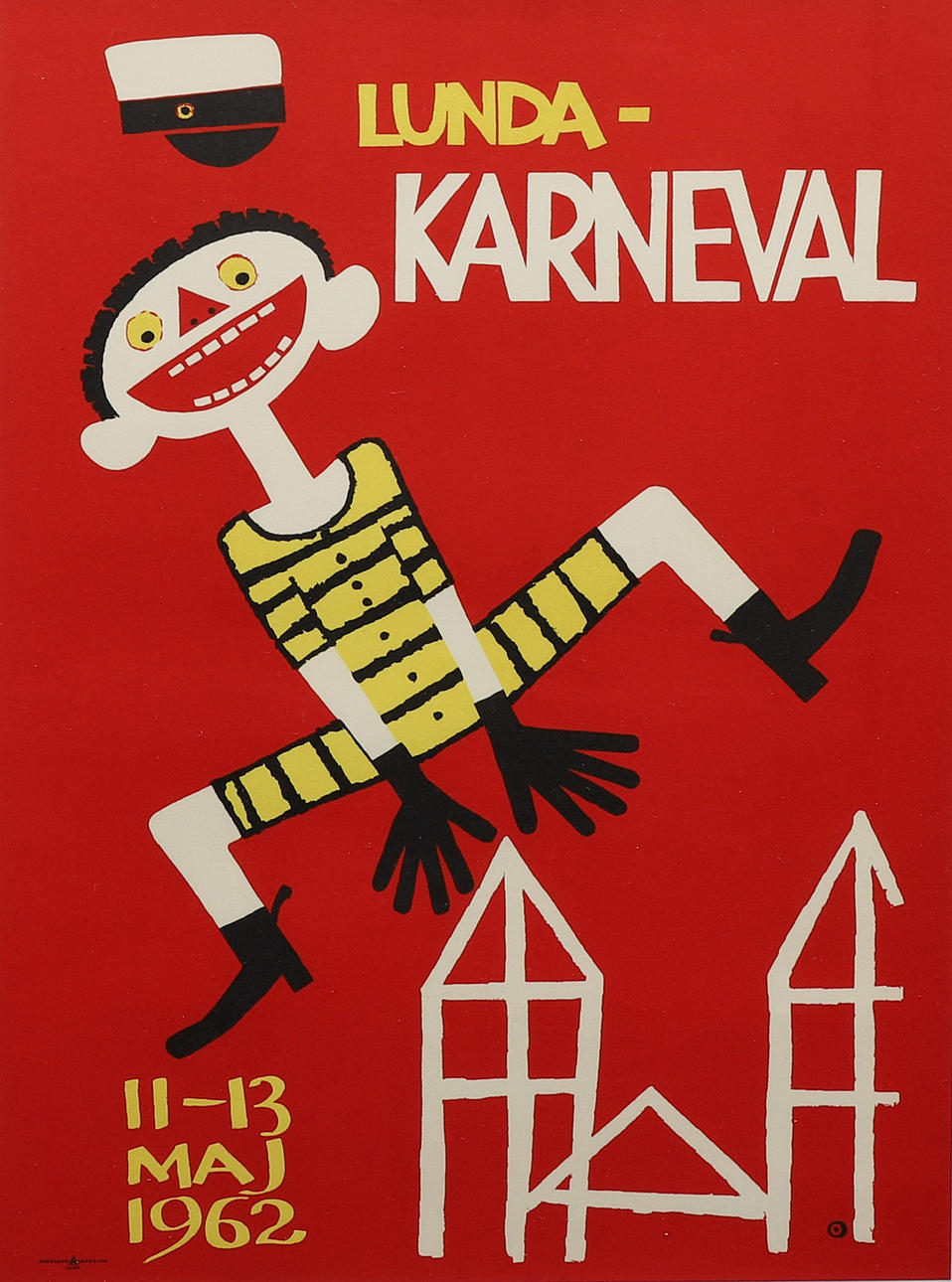 PLAKAT, Karneval in Lunda 1962.