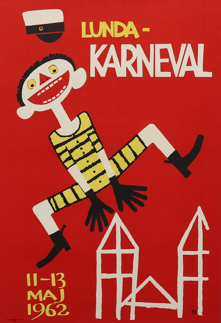 AFFISCH, Lundakarnevalen 1962.
