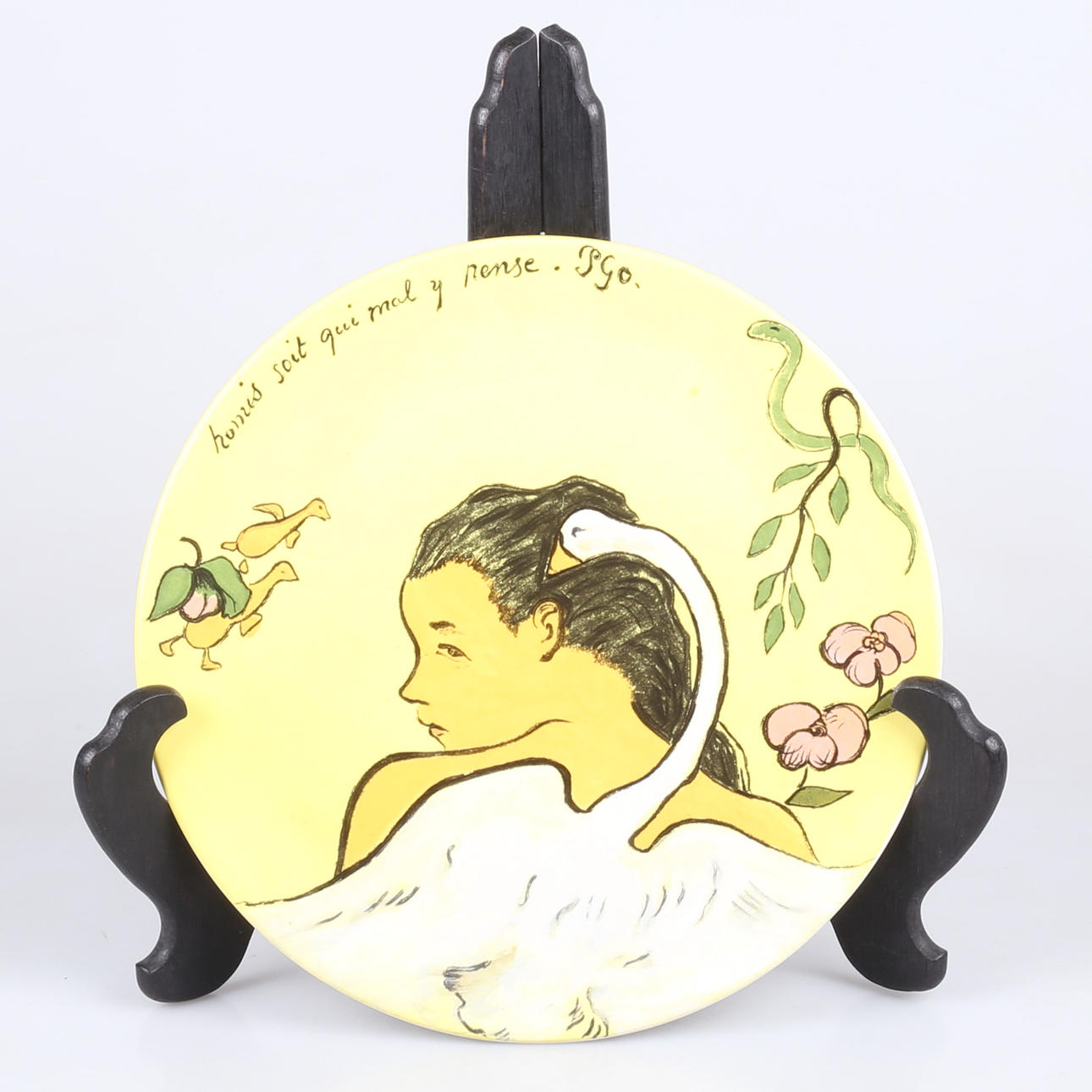 PLATTE Steingut, Paul Gauguin, Gien, Frankreich.