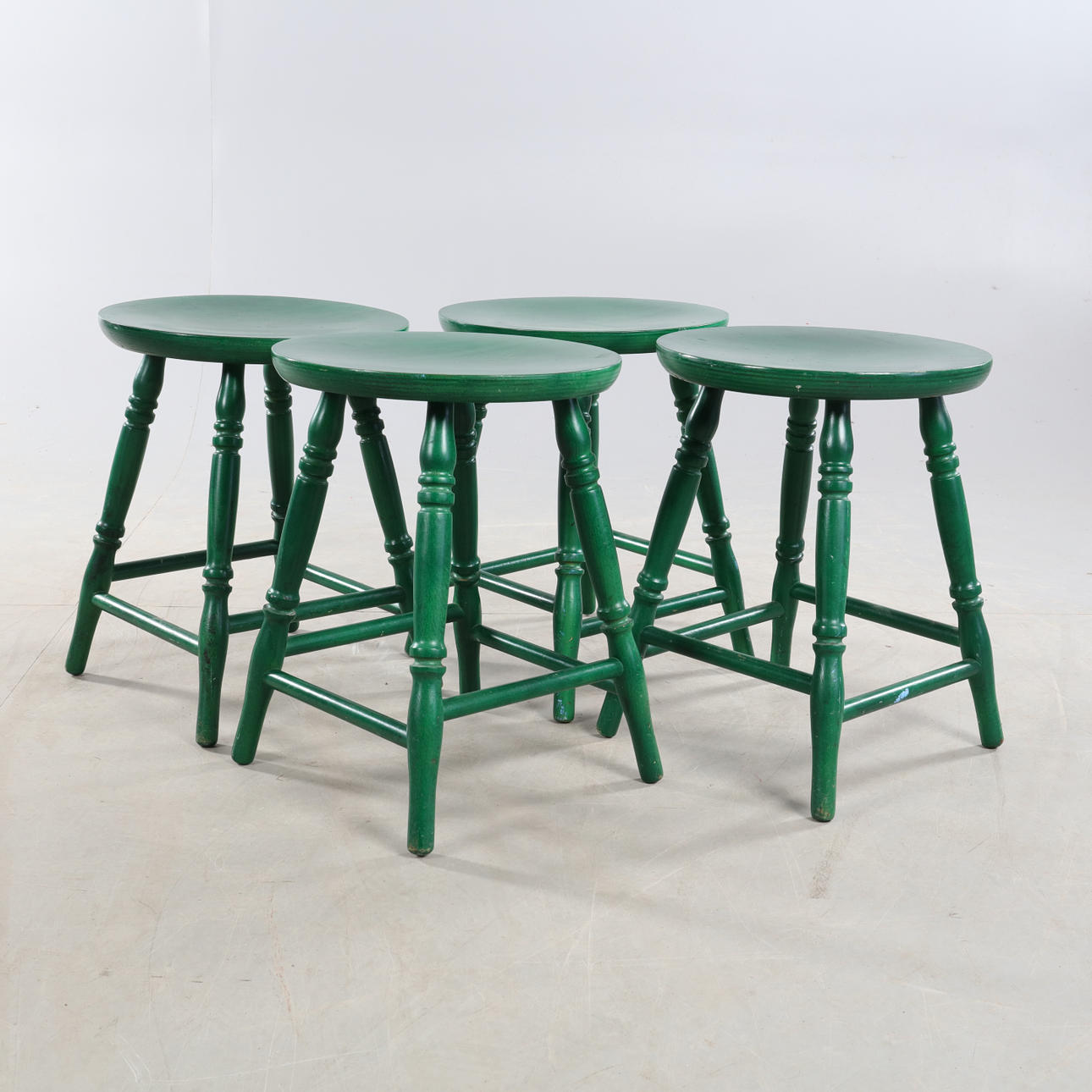 Hocker aus Holz, 4 Stk., "Edward", Ikea.