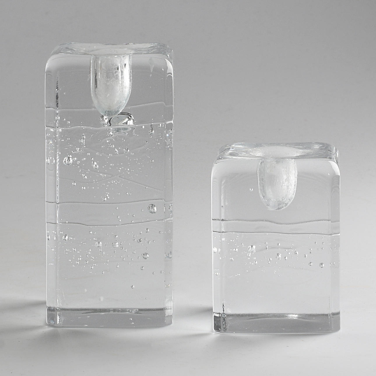 LJUSSTAKAR, 2 st, "Arkipelago", Timo Sarpaneva, Iittala.