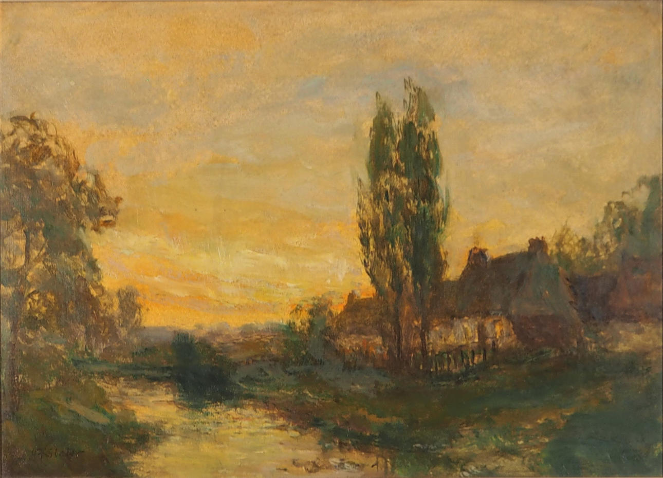 JOHN FALCONER SLATER. oil on Board.