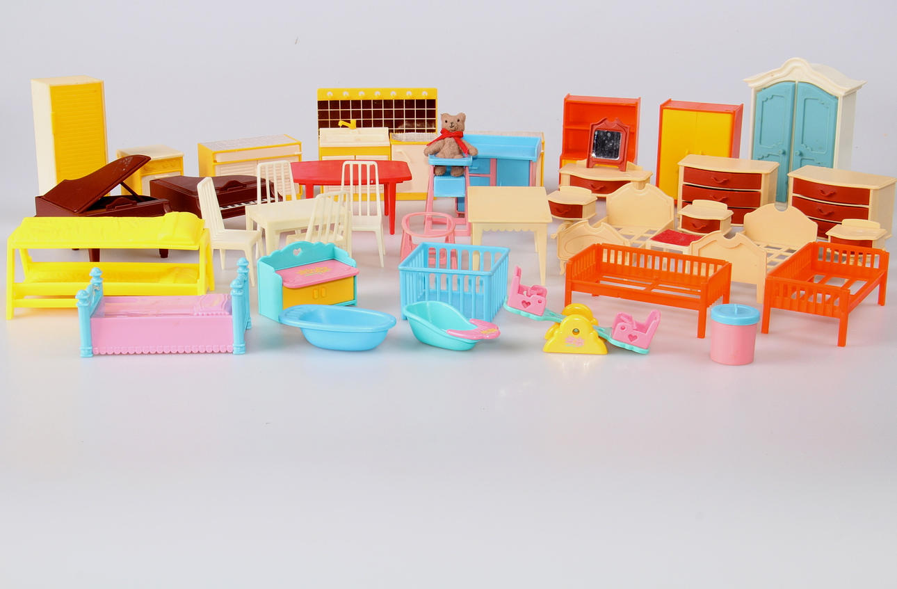 Cuisine kitchen jaune Jean West w. Germany pour Maison De Poupées neuve
