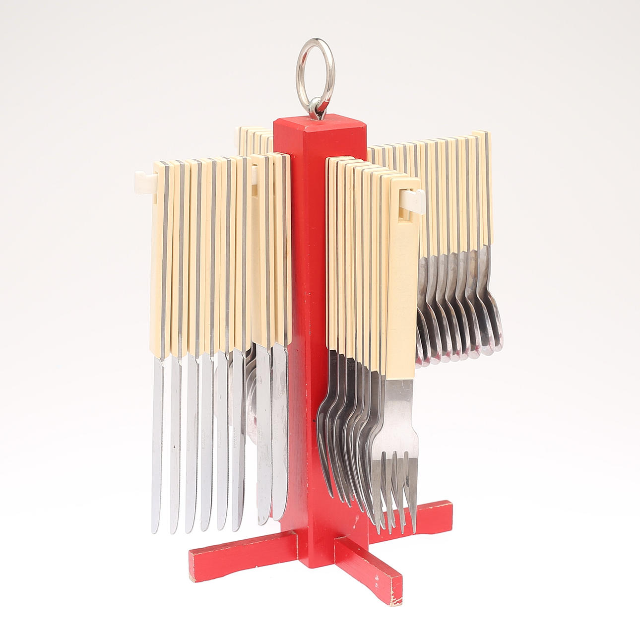 SIGNE PERSSON-MELIN. Cutlery set in stand, 37 pcs, stainless steel