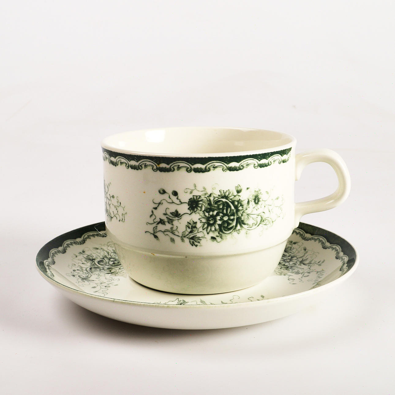 TEKOPP, stor modell, "Grön Anna", Rörstrand.