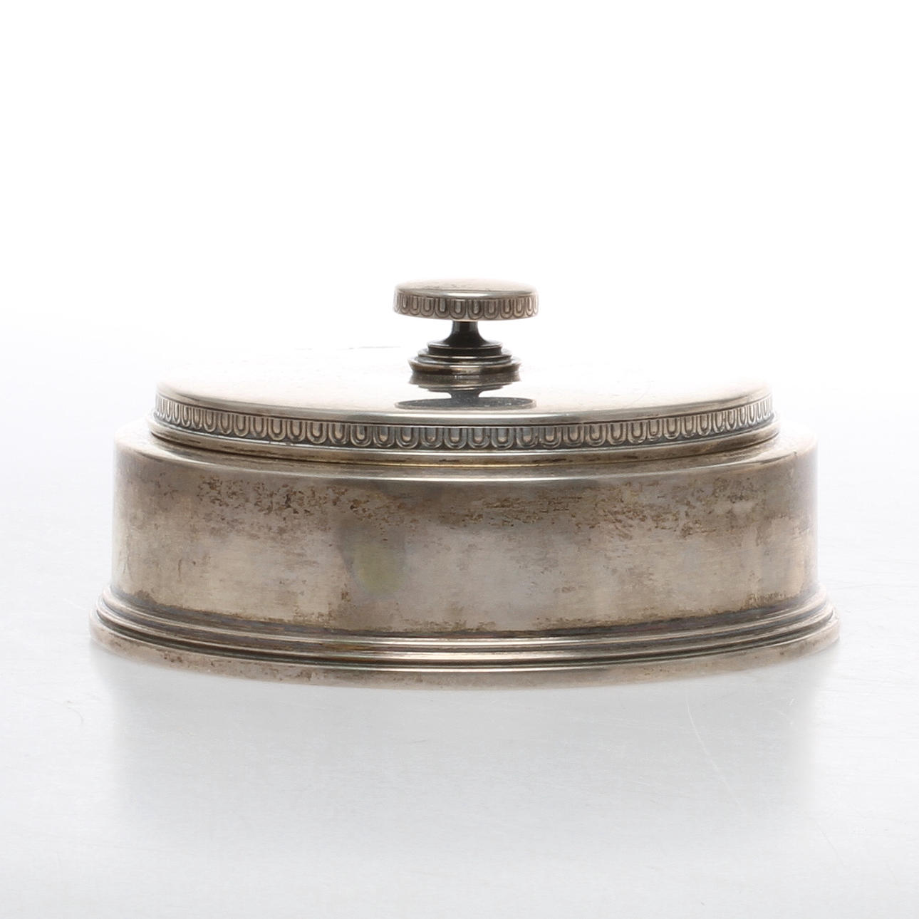 SKÅL, med lock, silver, art deco, GAB, Stockholm, 1934.