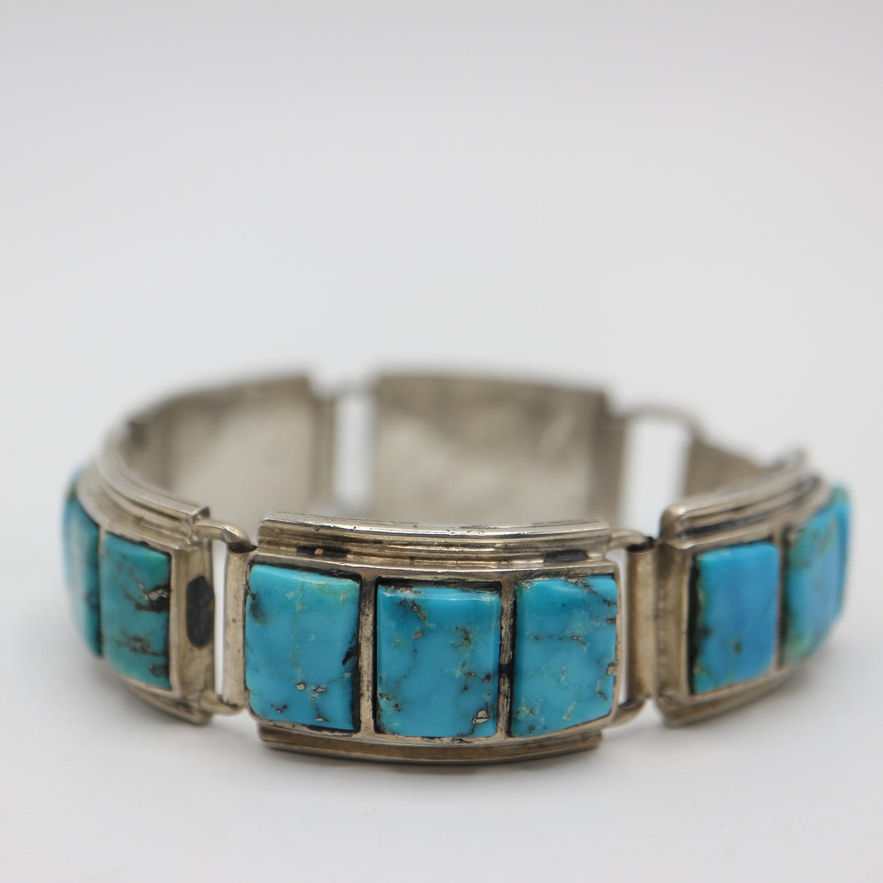 PATSY SPENCER. NAVAJO BRACELET 925 SILVER.