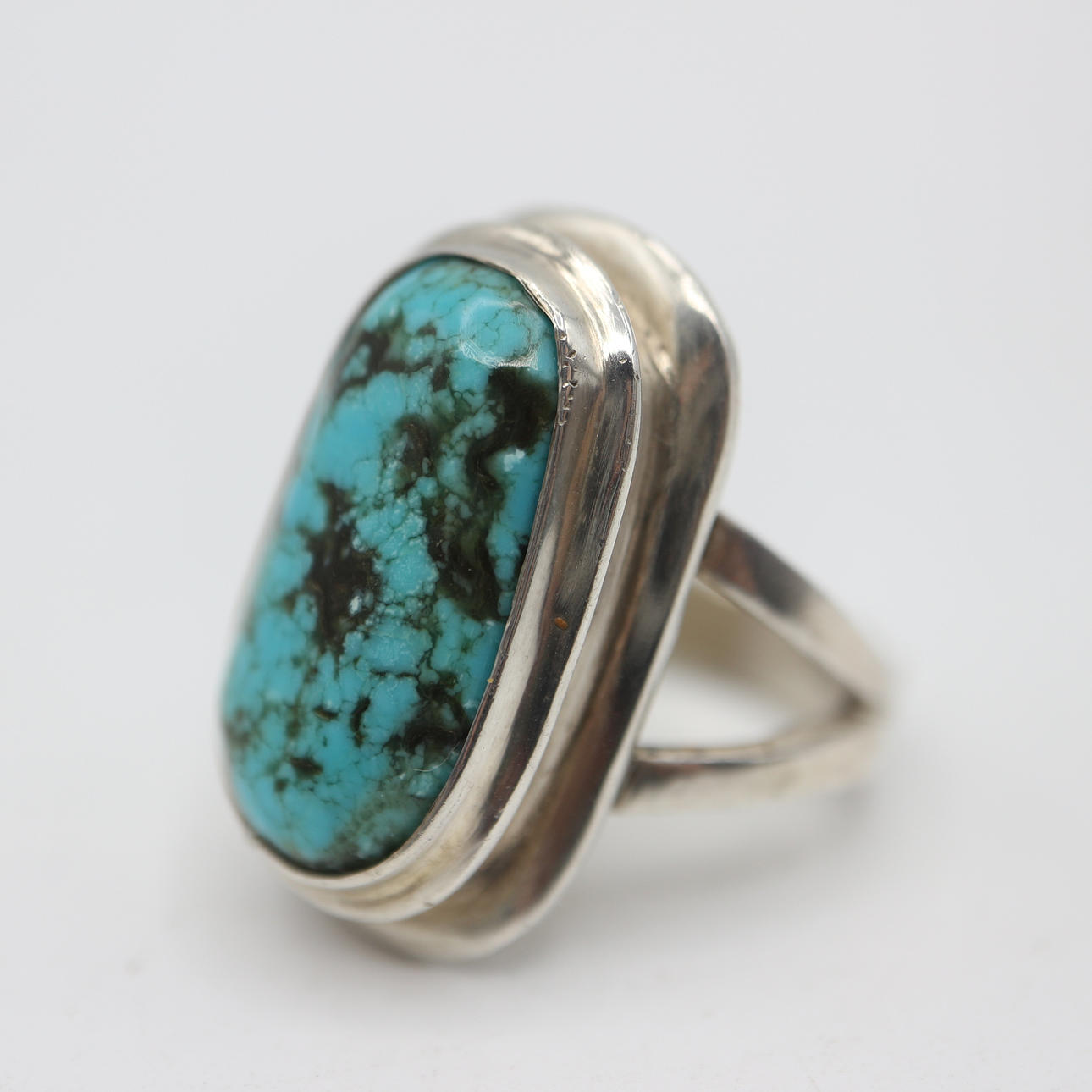 NAVAJO TURKOS RING 925 SILVER.