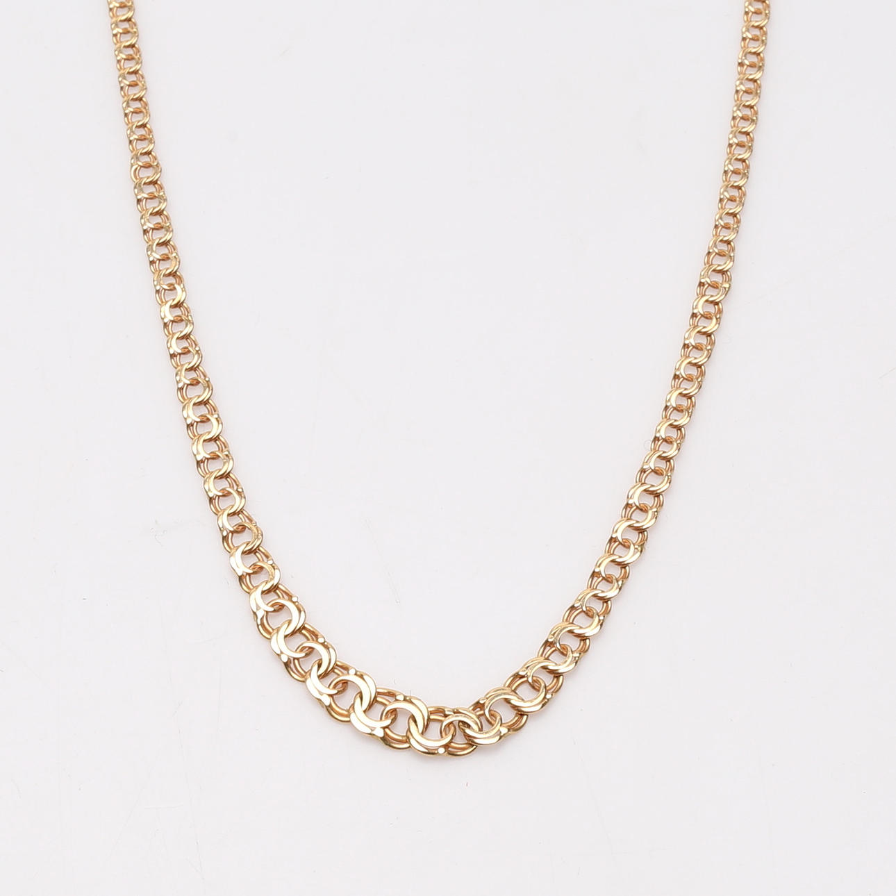 COLLIER, "Bismarck", guld 18K, vikt ca. 6 gram.