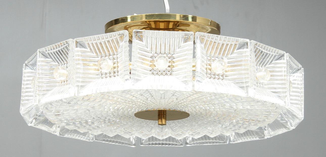 TAKPLAFOND, enligt uppgift Orrefors, 1900-tal.