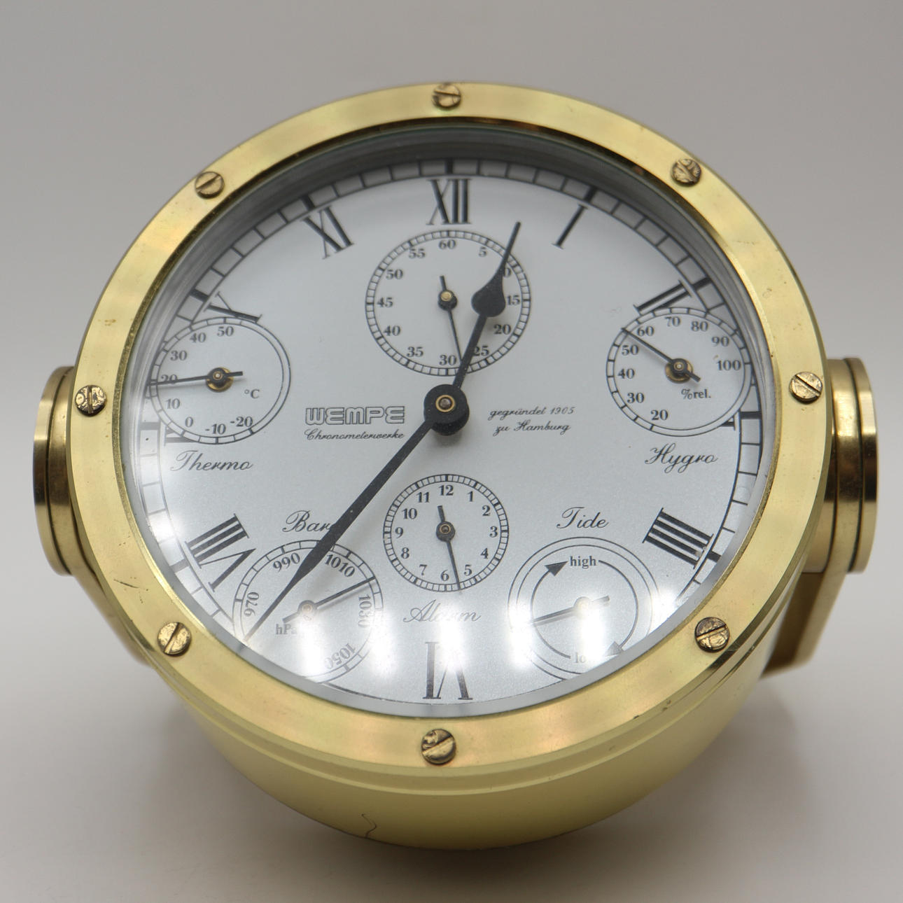 TISCHUHR/CHRONOMETER WEMPE.