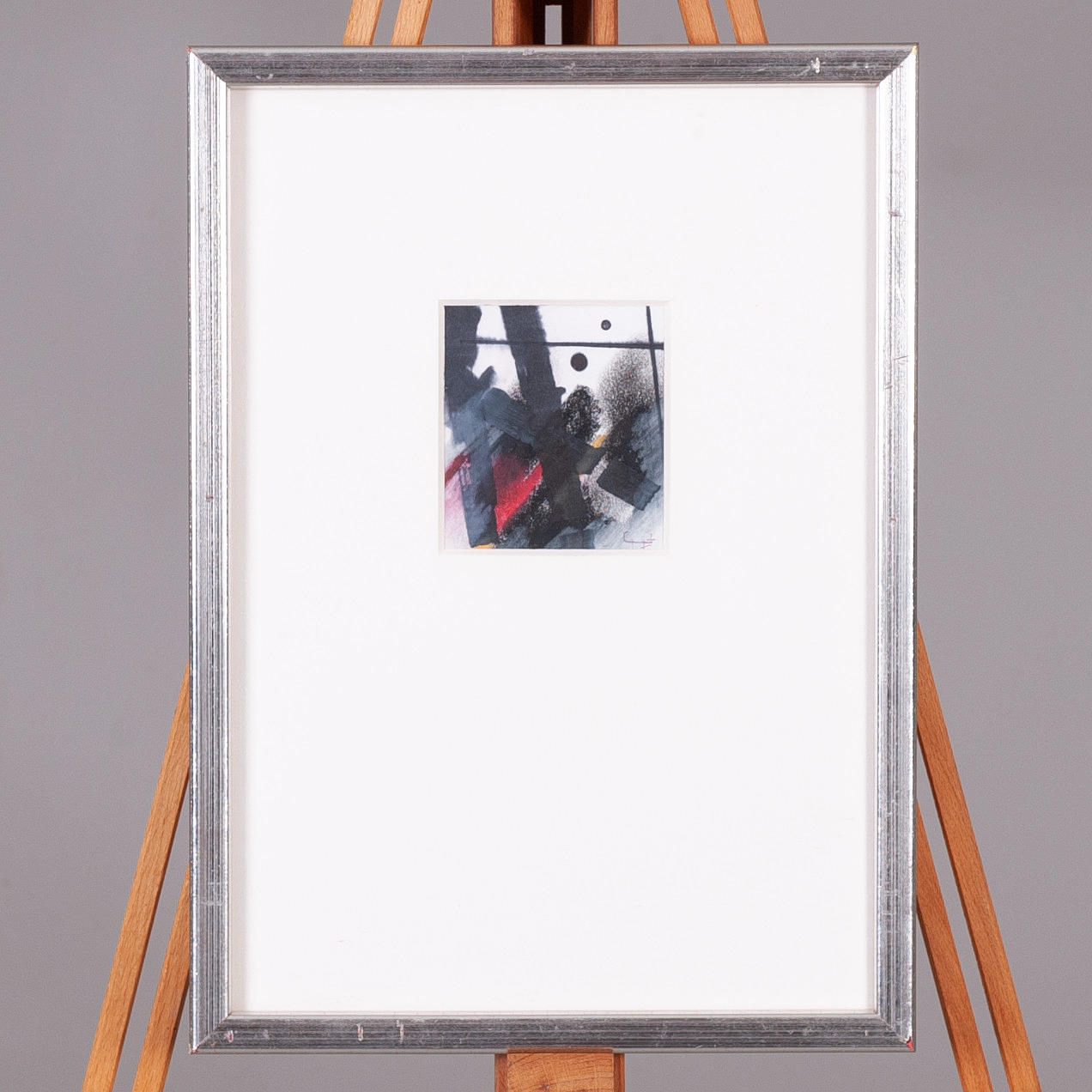 JAN GRANQVIST. Mixed media, abstrakti sävellys, nykyaikainen.