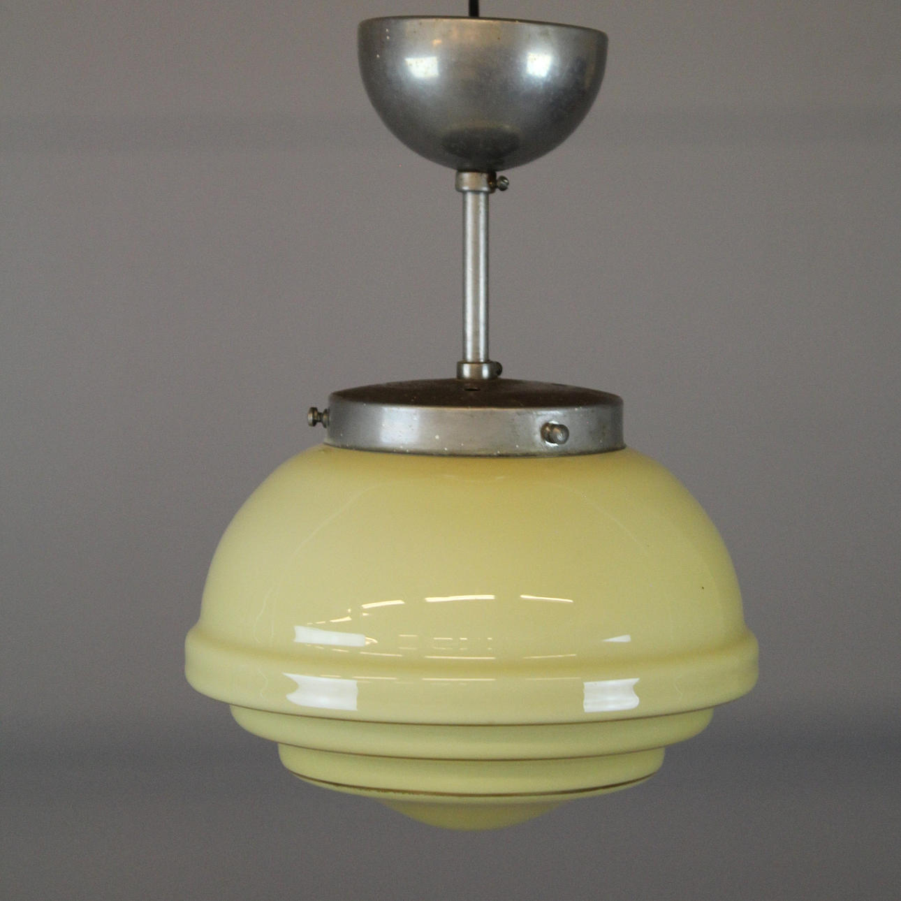 DECKENLAMPE, Art Deco 40er Jahre.