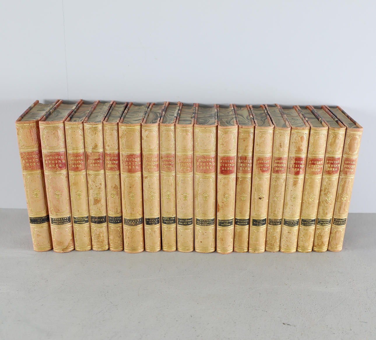 AUGUST STRINDBERG. 12 volymer, 1928.