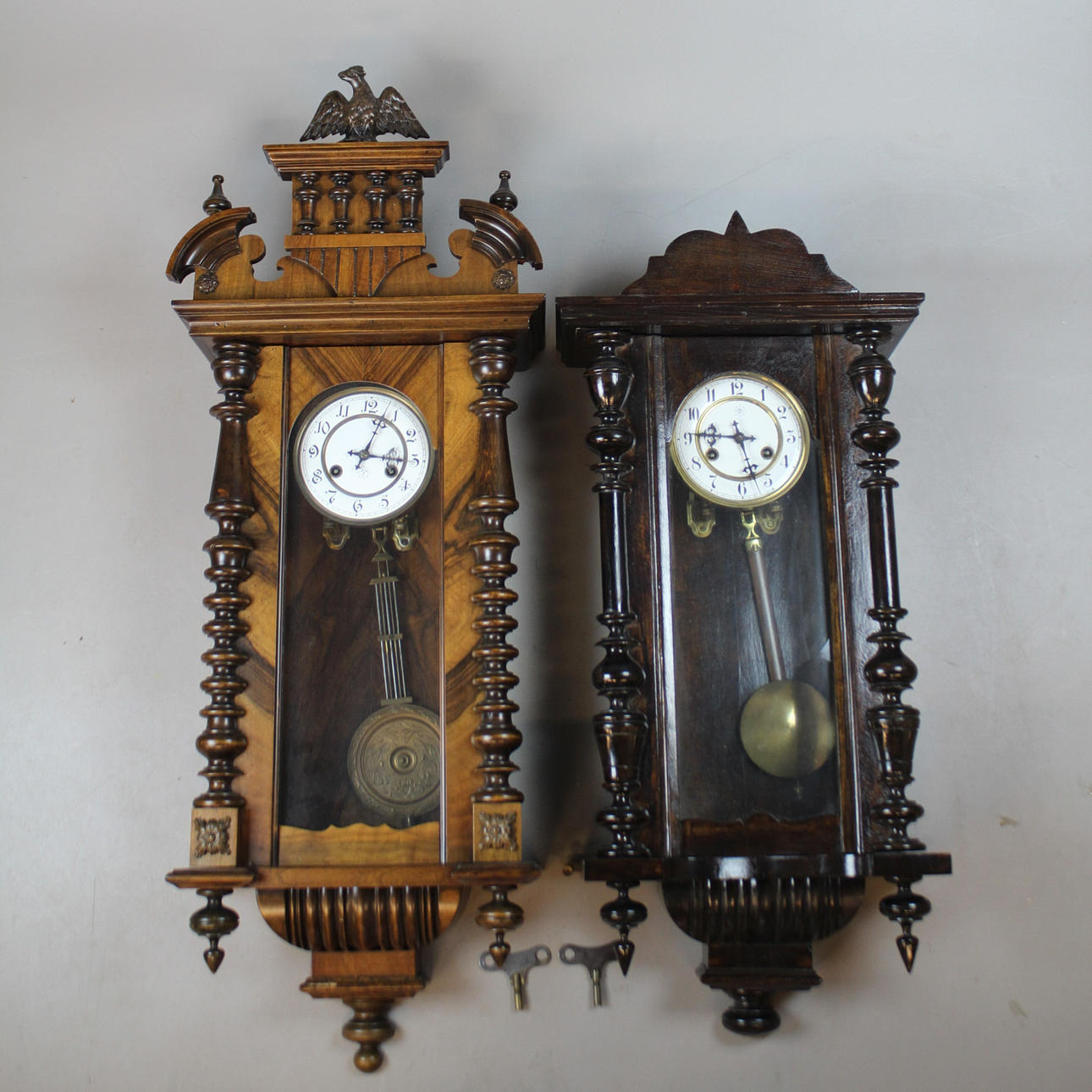 WALL CLOCK 2 pieces, among others Junghan's 1900s.