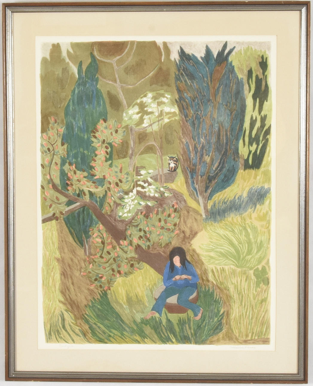 CATHARINA NILSSON. Color lithography.