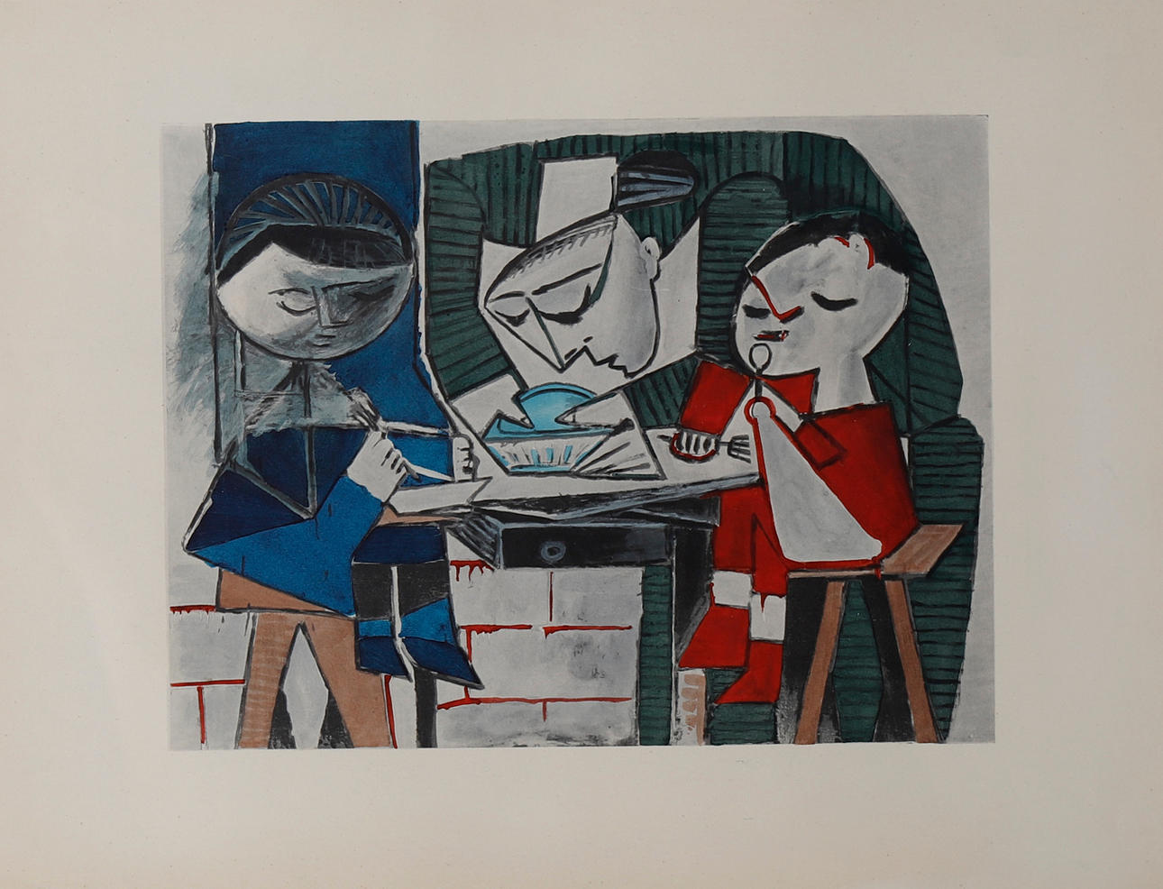 PABLO PICASSO. "Il grass (Tavola XX)".