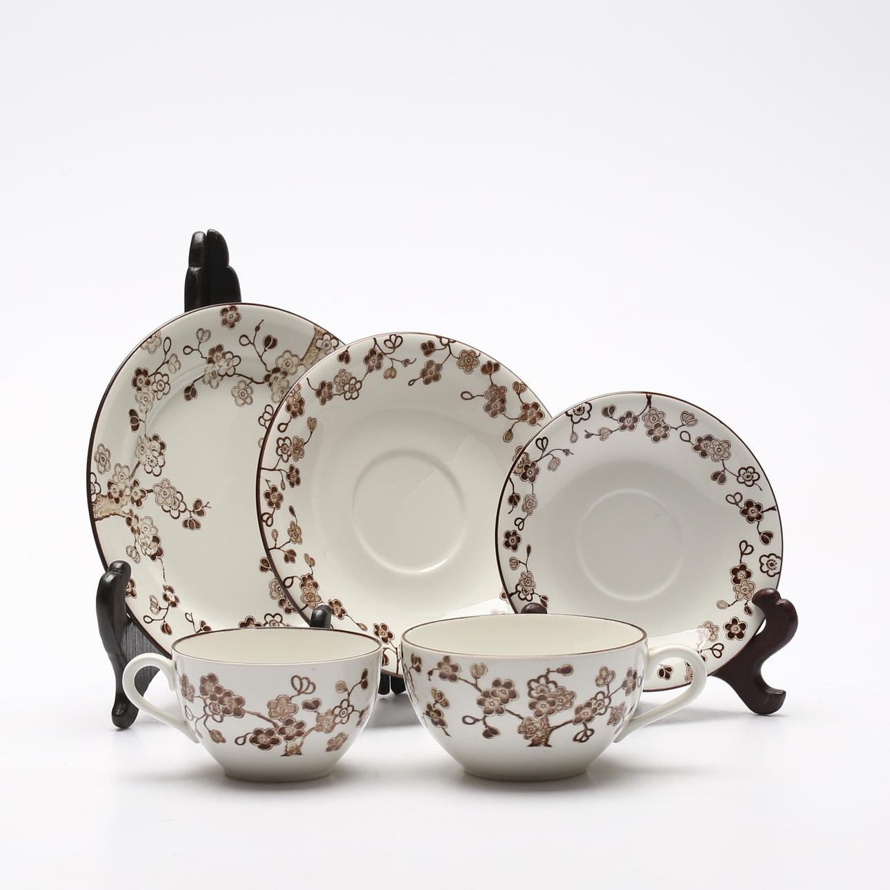 TABLEWARE PARTS, 15 pieces, flintware, "Japonica", Rötstrand.