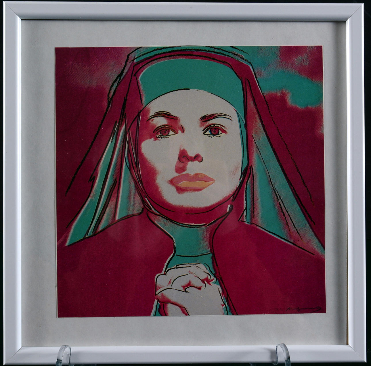 ANDY WARHOL. EFTER. Färgoffset, "Ingrid Bergman", 1983.