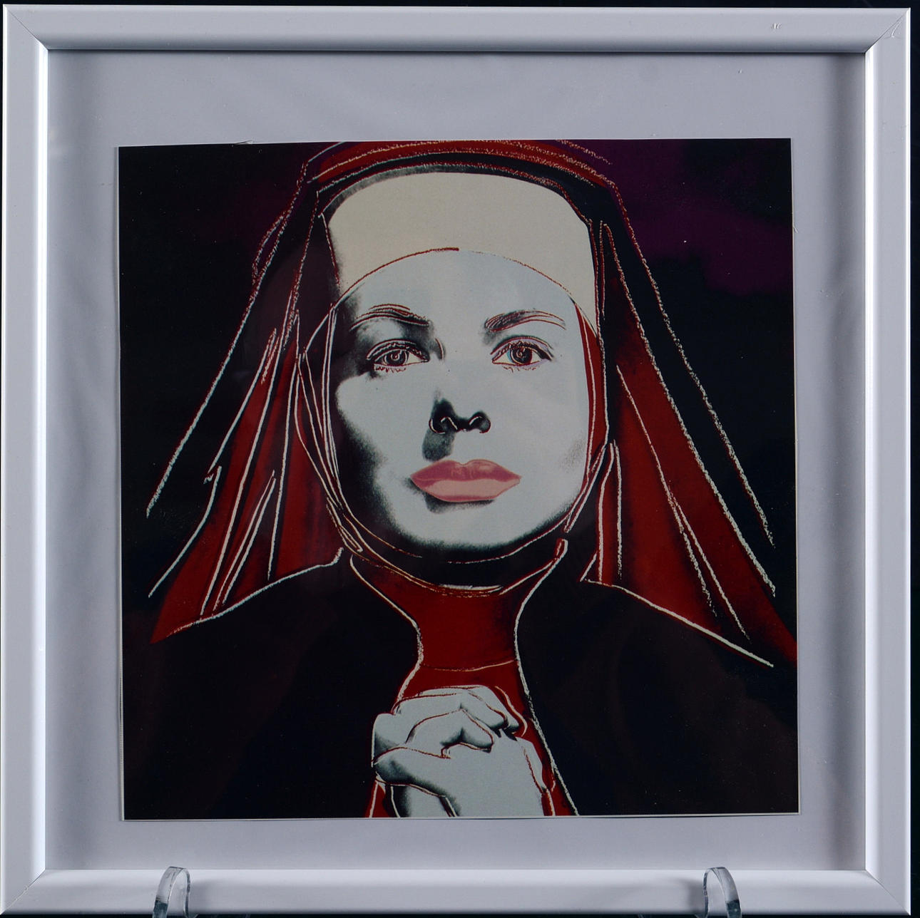 ANDY WARHOL. EFTER. Färgoffset, "Ingrid Bergman", 1983.