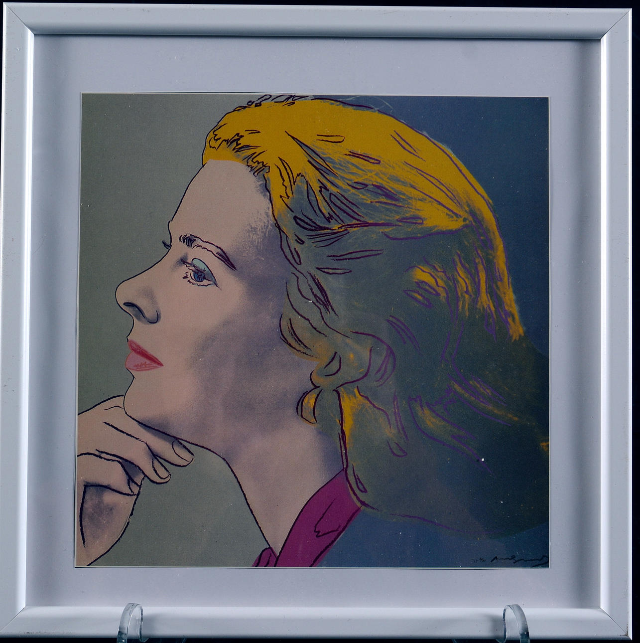 ANDY WARHOL. EFTER. Färgoffset, "Ingrid Bergman", 1983.