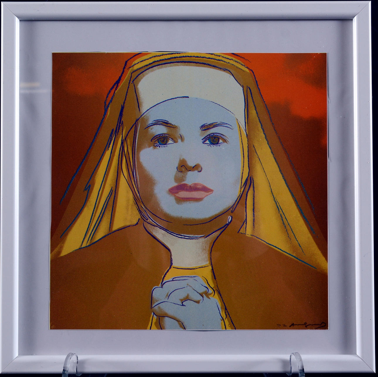 ANDY WARHOL. EFTER. Färgoffset, "Ingrid Bergman", 1983.