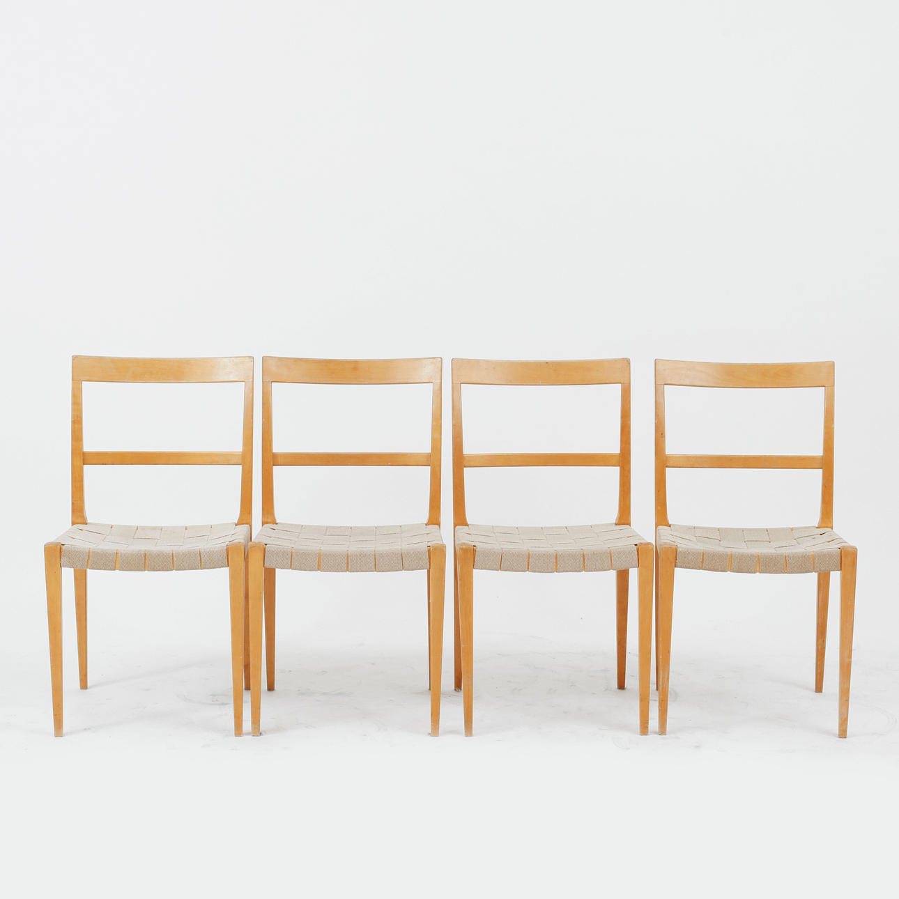 BRUNO MATHSSON. Stole 4 stk., "Mimat", Mathsson International.