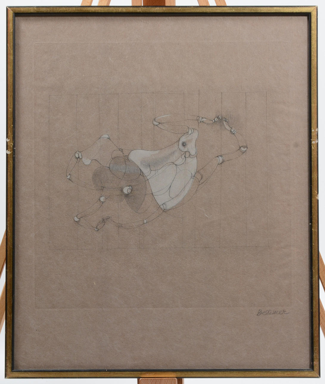 HANS BELLMER. Eroticism. Etching.