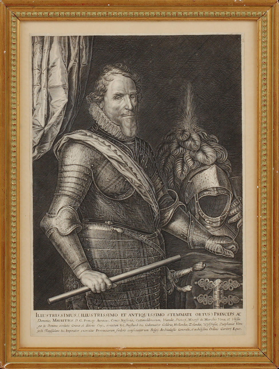 PORTRÄT, Kupferstich, wohl 18. Jahrhundert.