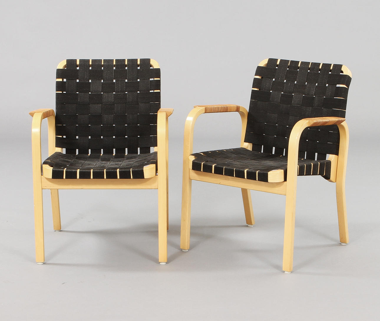 SESSEL, 2 Stück, nr. 45 Artek, Alvar Aalto.