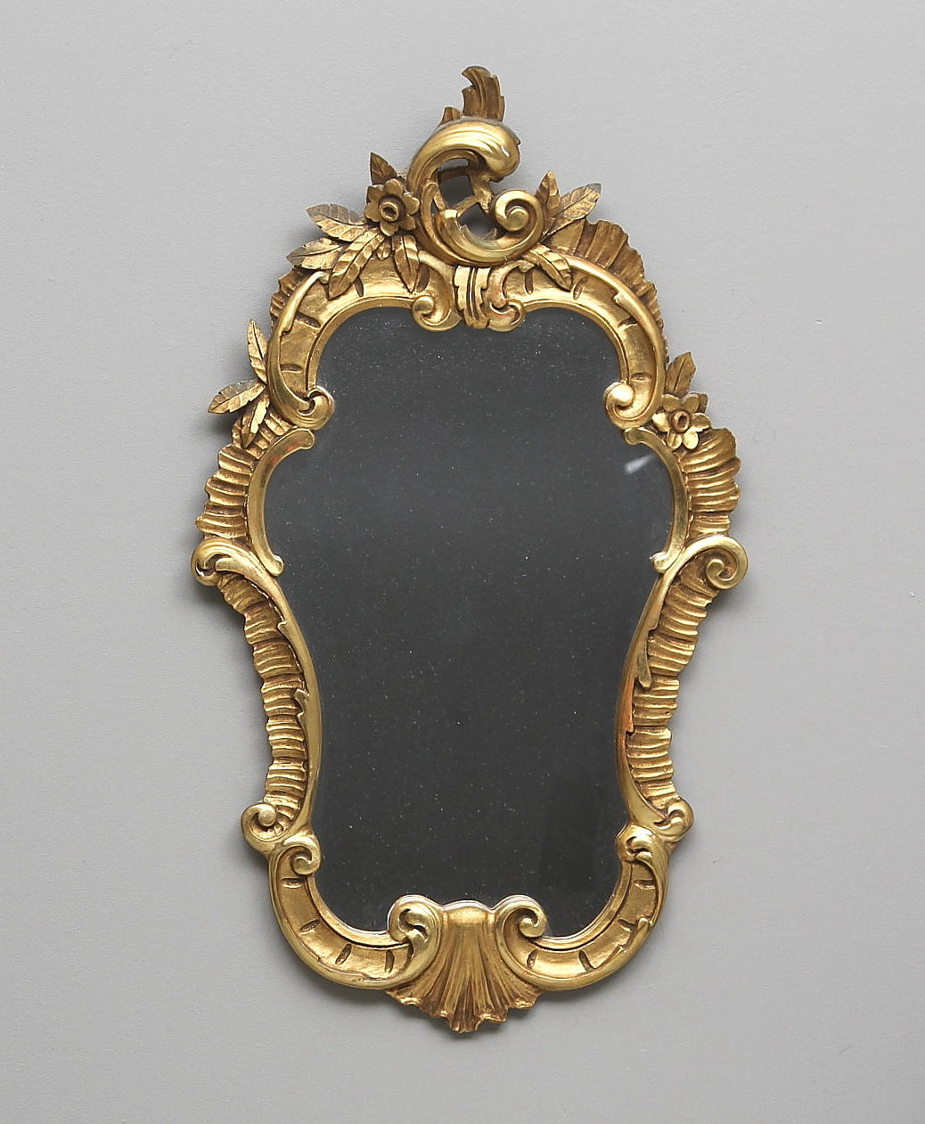 SPEGEL, Förgylld, Rokokostil, 1900-talets mitt.