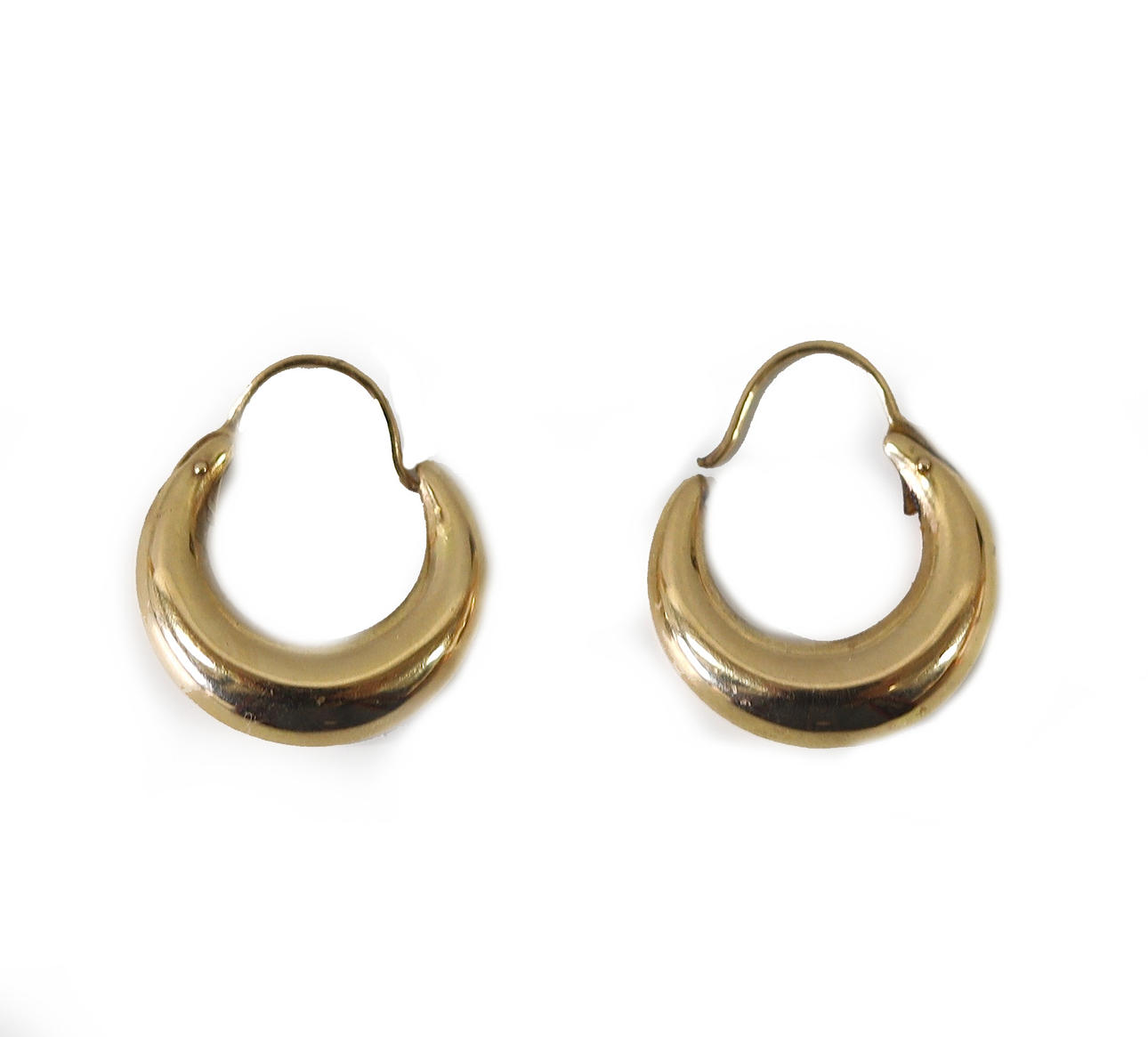 ÖRHÄNGEN, ett par, creoler, guld 18K.