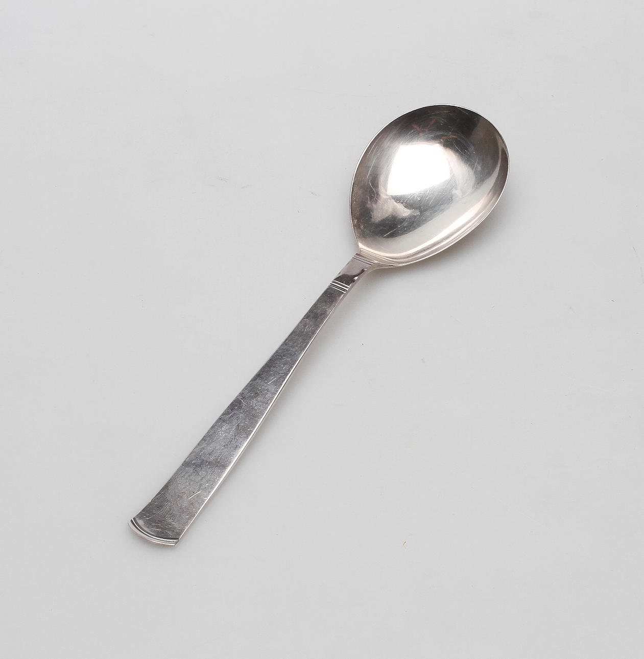 POTATISSKED, silver, "Rosenholm", design Jacob Ängman, GAB, Stockholm 1960.