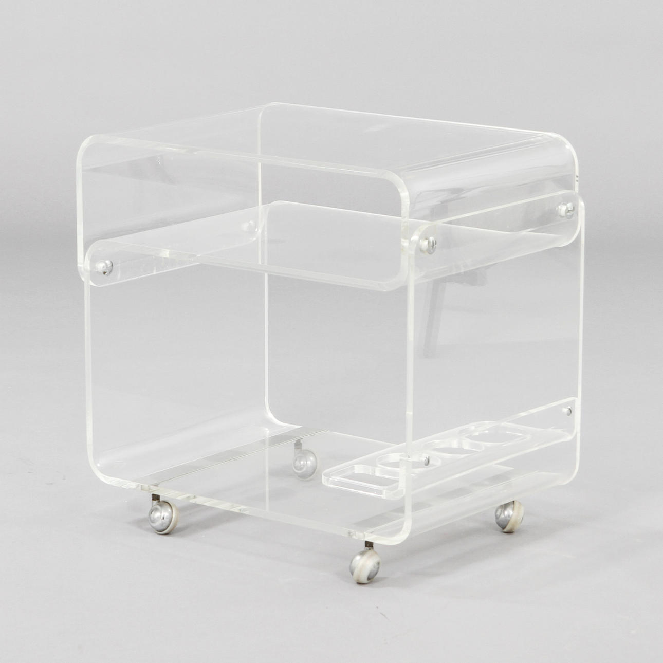 BORD/SERVERINGSVAGN, plexiglas,19/2000-tal.