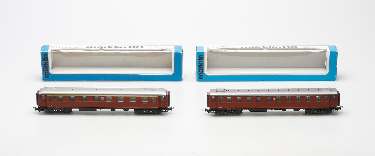 MODELLTÅG, 2 delar, 4179 samt 4178, Märklin.