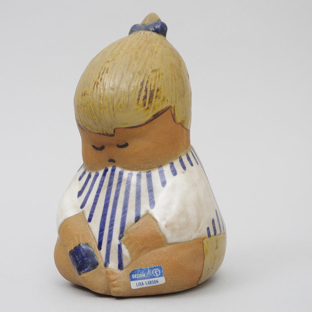 FIGURIN, keramik, "Johanna", Lisa Larson.
