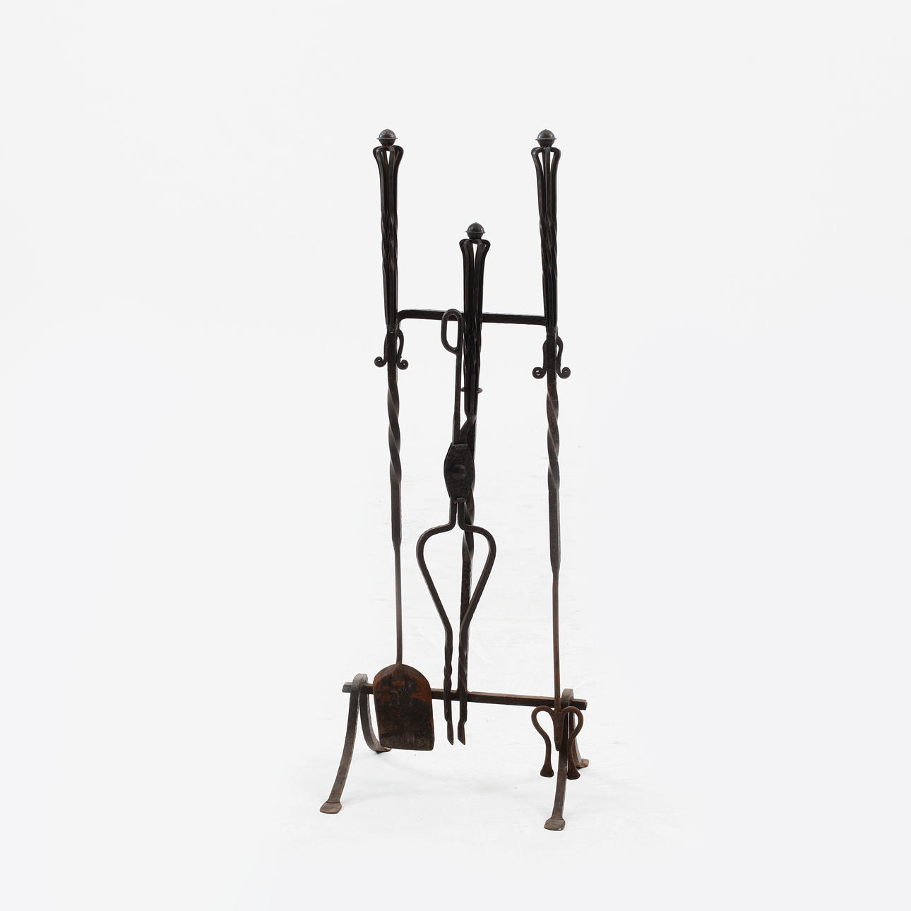 ELDSTÄLL, smidesjärn, 18/1900-tal.