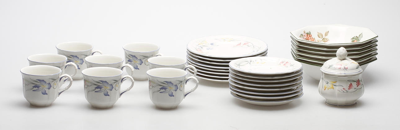 SERVISDELAR, 23 delar, porslin, "Riviera", Villeroy & Boch, Luxenburg.