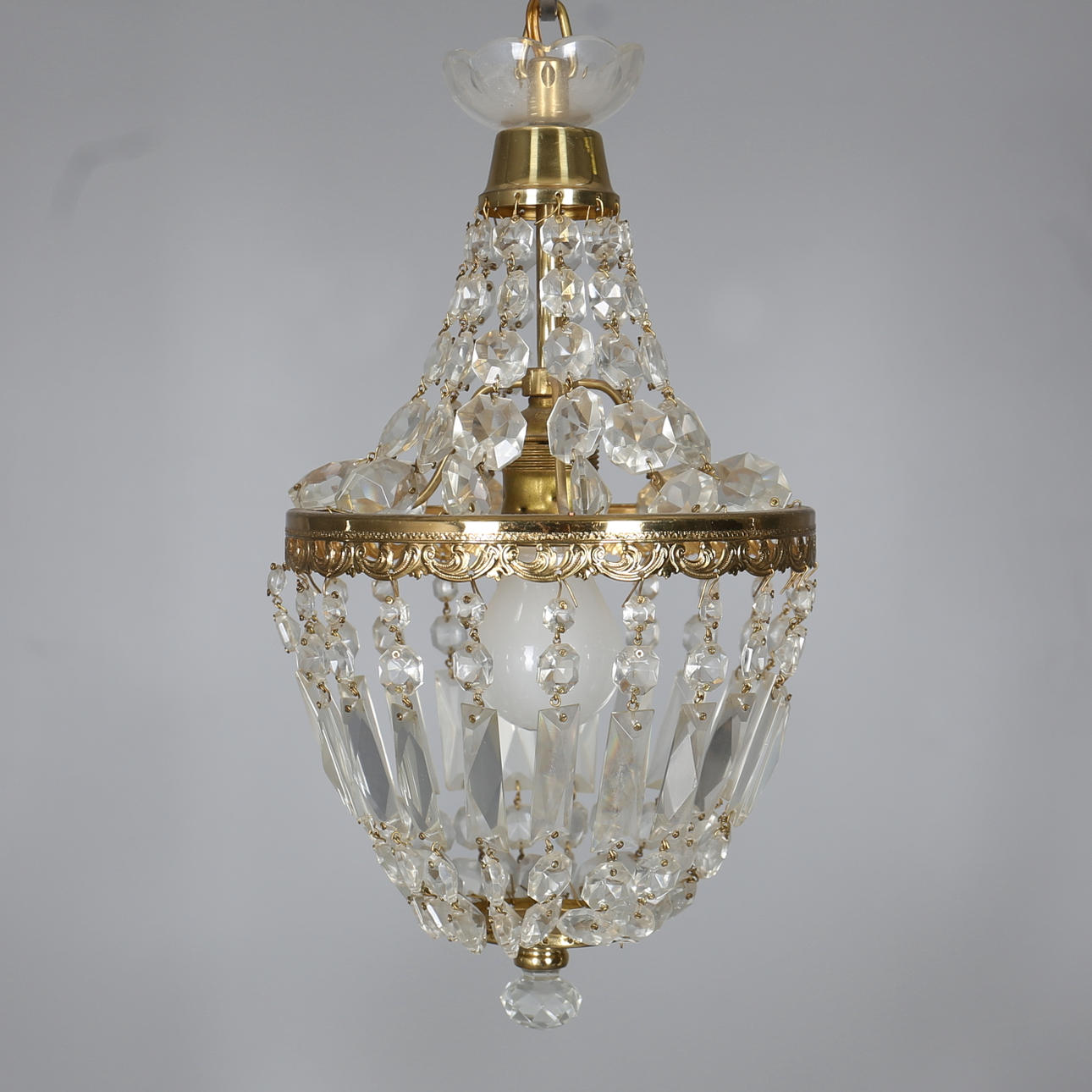 LJUSKRONA, 1900-tal, höjd 42 cm.