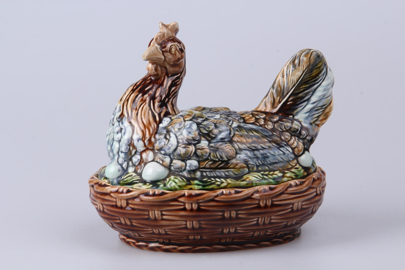 ÄGGHÖNA, Rörstrand, ca 1880.