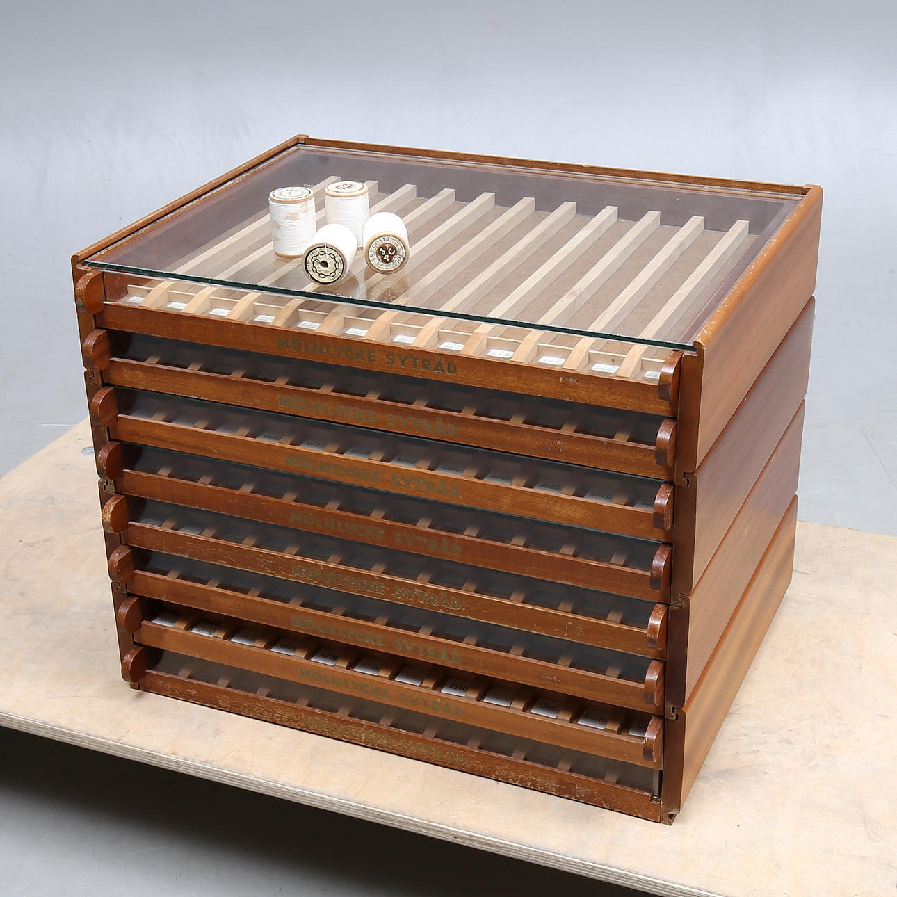 SEWING THREAD BOX, "Mölnlycke Sewing Thread".