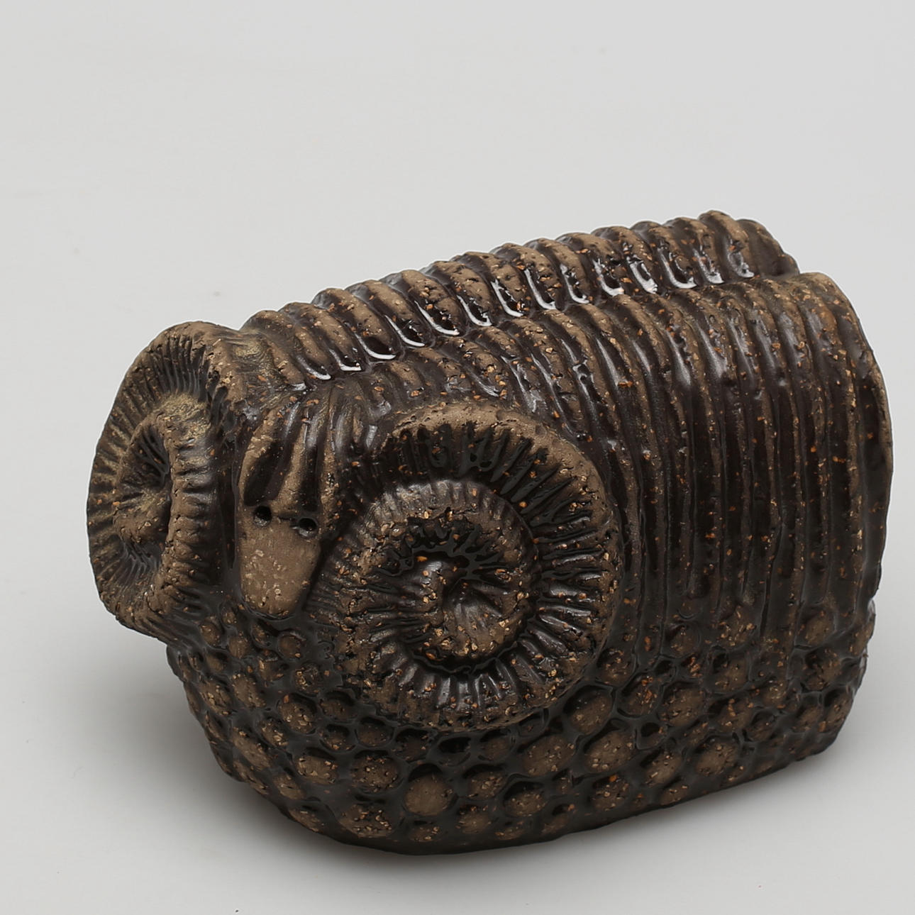 FIGUR får, keramik, UE Sweden, signerad PF.