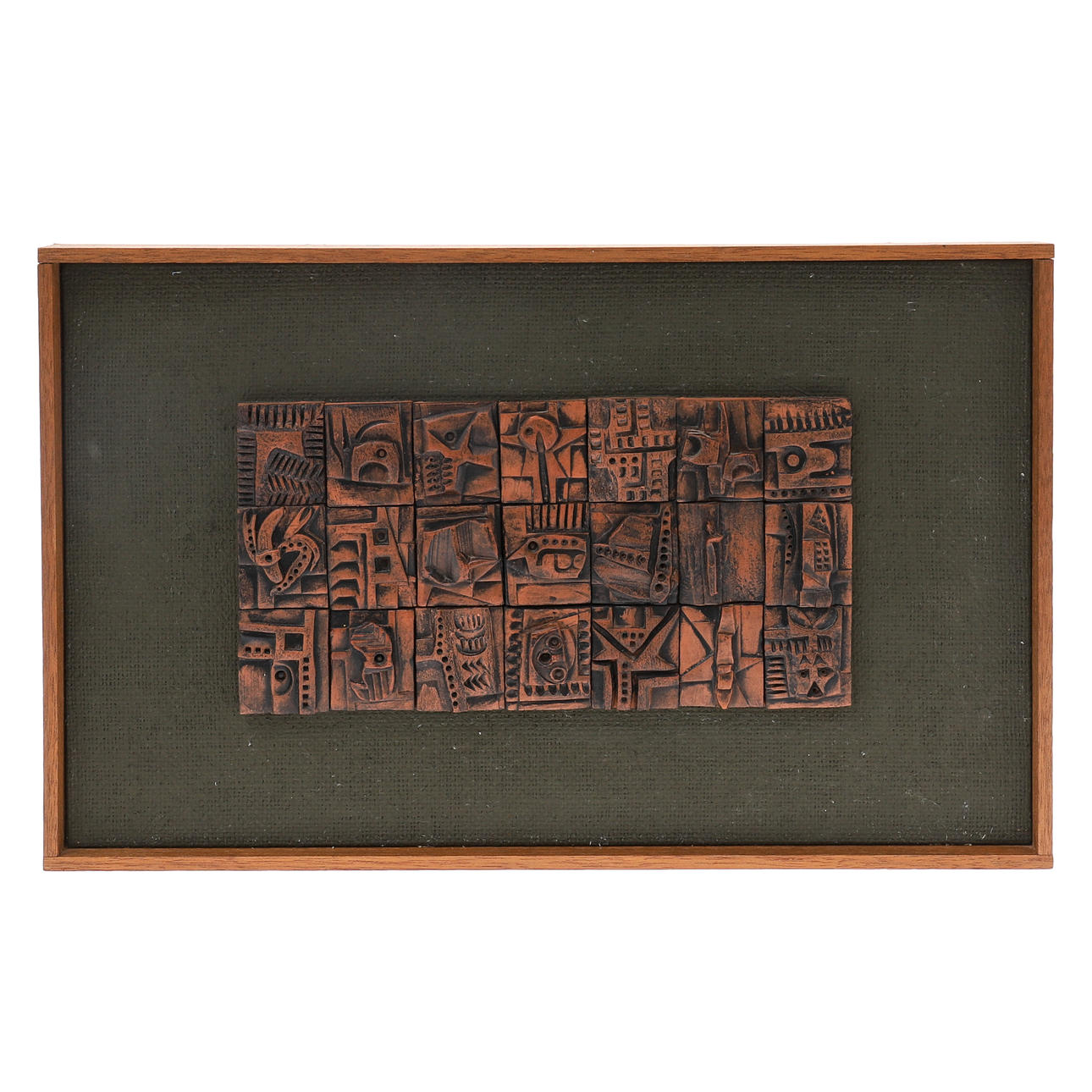 RON HITCHINS (1926-2019). CERAMIC PANEL.